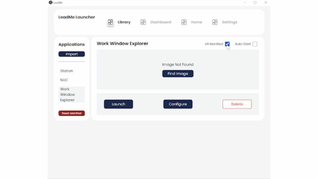 New functionality has been added for a custom experience to be loaded onto LeadMe